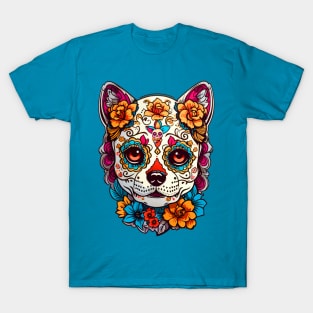 Sugar Skull Dog T-Shirt